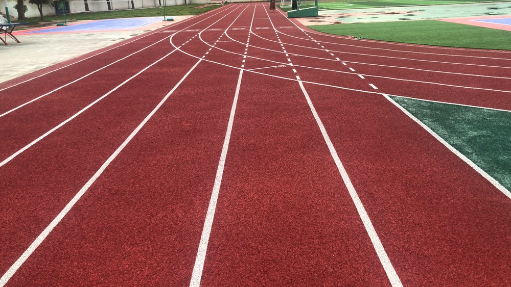临澧县陈二铺完全小学透气型塑胶跑道