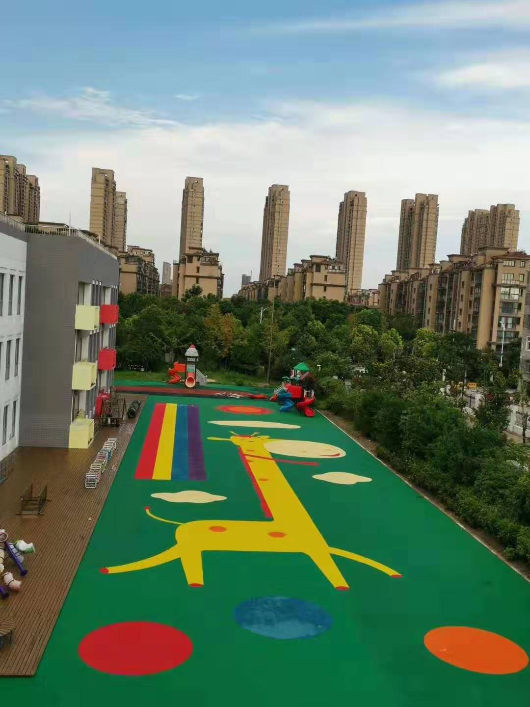 项目工艺:epdm运动场地