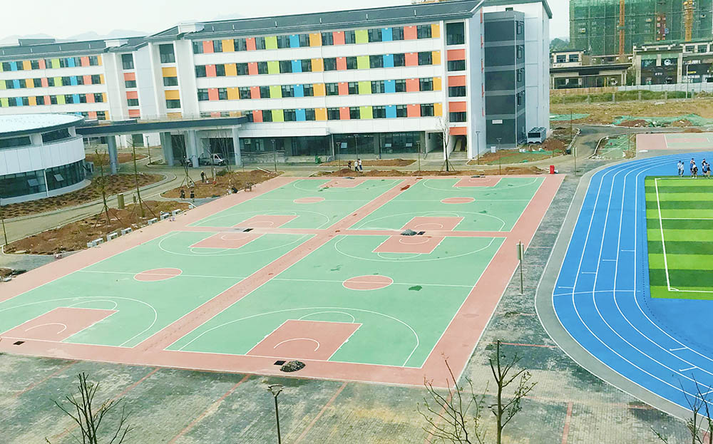 常德郡德学校全塑自结纹型